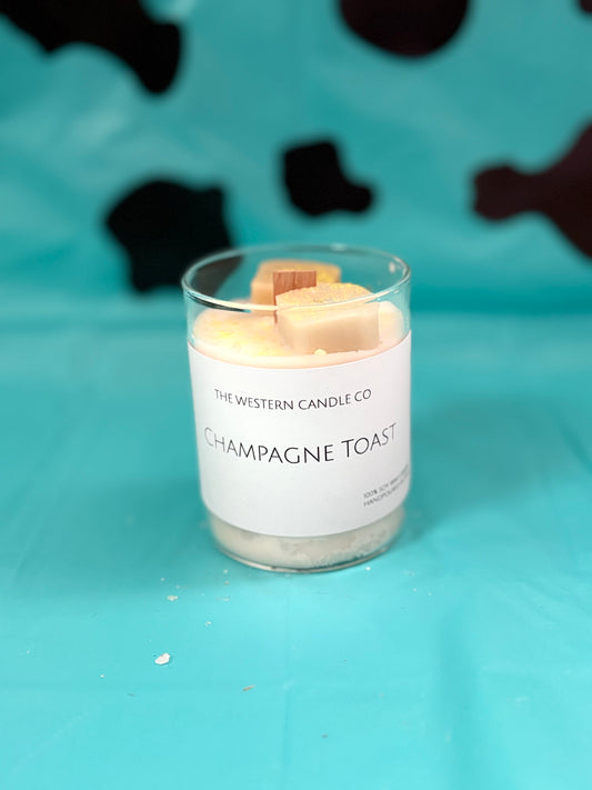 Champagne Toast Candle